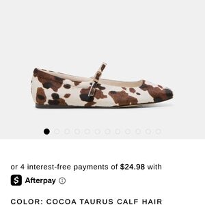 Dolce Vita Cocoa Calf Hair Flats